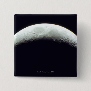 Bóton Quadrado 5.08cm Lua crescente