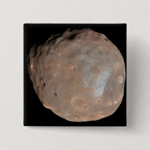 Bóton Quadrado 5.08cm Lua Phobos de Marte
