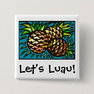 Bóton Quadrado 5.08cm Luau 1