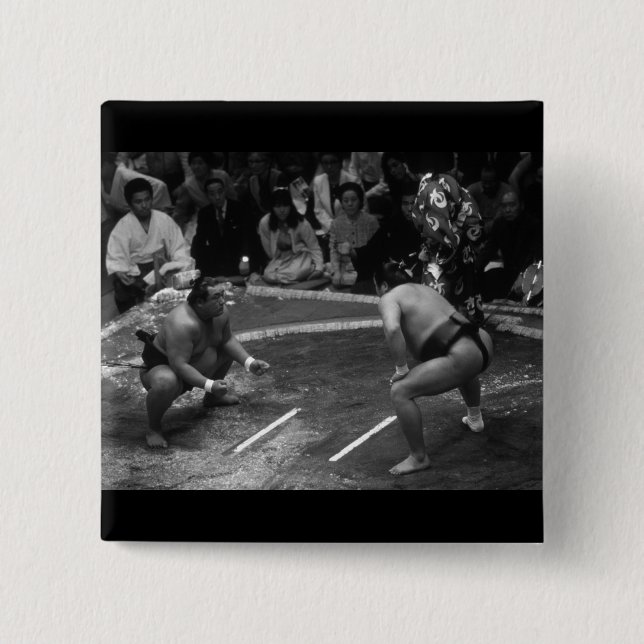 BÓTON QUADRADO 5.08CM LUTA SUMO (Frente)