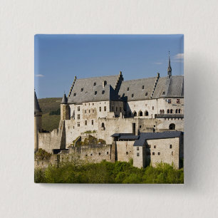 Bóton Quadrado 5.08cm Luxemburgo, Vianden. Vianden Chateau (b) 15