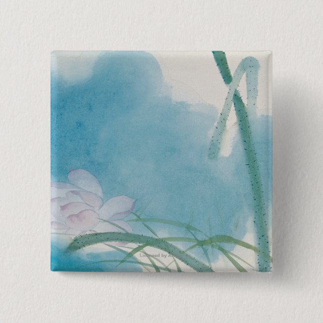 Bóton Quadrado 5.08cm Luz da manhã (Frente)