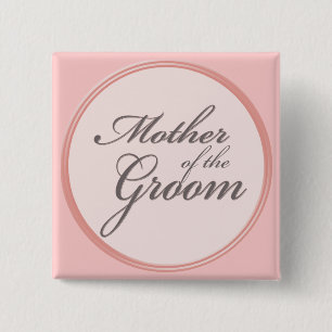 Bóton Quadrado 5.08cm Luz das cinzas de carvão vegetal - mãe cor-de-ro