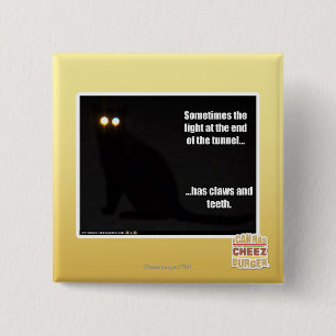 Bóton Quadrado 5.08cm Luz na extremidade do túnel