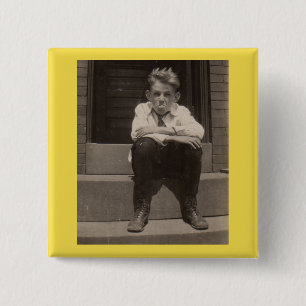 Bóton Quadrado 5.08cm má atitude