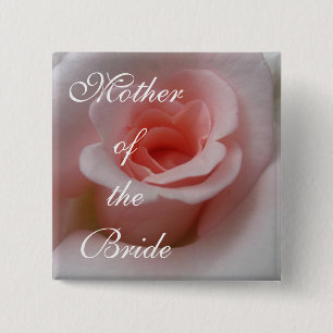 Bóton Quadrado 5.08cm Mãe do Botão Bride