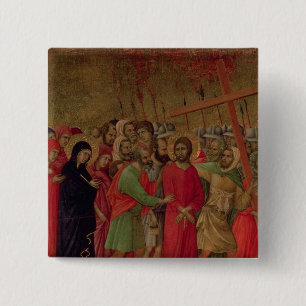 Bóton Quadrado 5.08cm Maesta: A estrada ao calvário, 1308-11