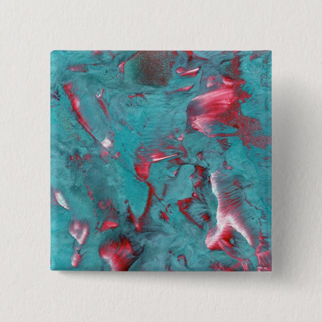 Bóton Quadrado 5.08cm Magnifico mármore girado (Frente)