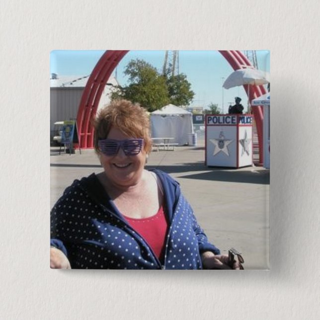 Bóton Quadrado 5.08cm Mamã (Frente)