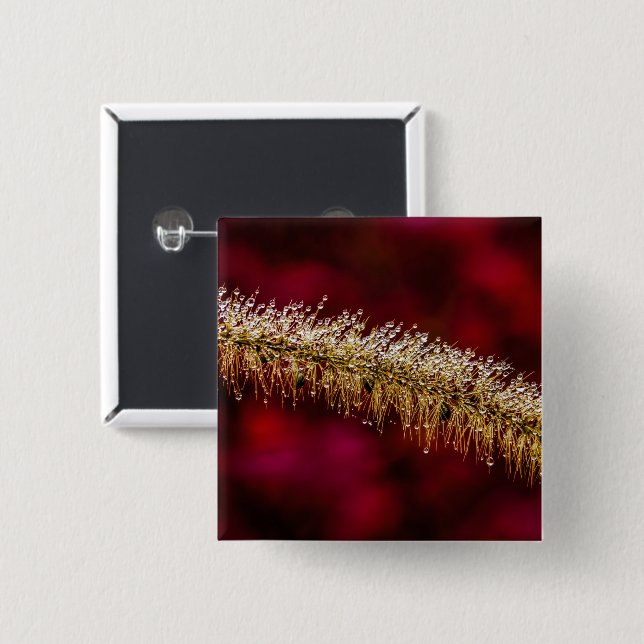 Bóton Quadrado 5.08cm Manhã (Frente & Verso)