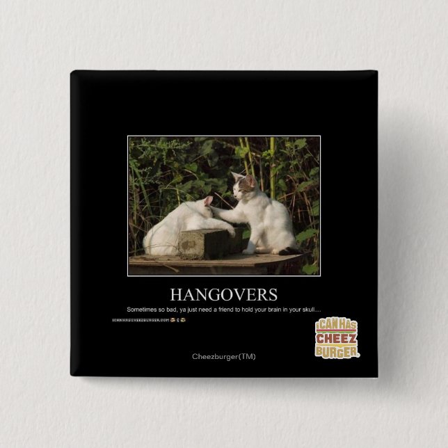 Bóton Quadrado 5.08cm Manutenção (Frente)