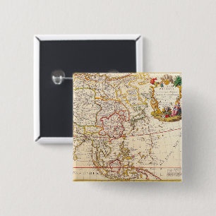 Bóton Quadrado 5.08cm Mapa antigo antigo inspirado (6)