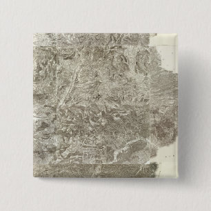 Bóton Quadrado 5.08cm Mapa composto da França