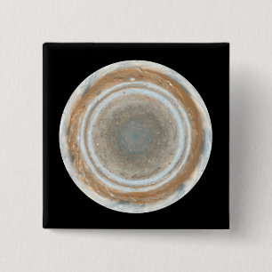 Bóton Quadrado 5.08cm Mapa de cor de Jupiter