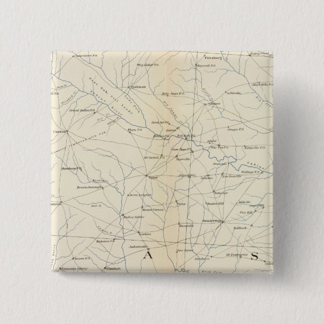 Bóton Quadrado 5.08cm Mapa de genes XXIII (Frente)