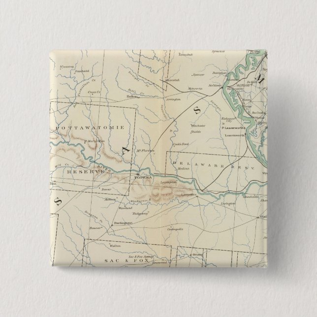 Bóton Quadrado 5.08cm Mapa de genes XXVI (Frente)