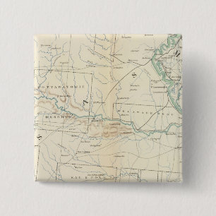 Bóton Quadrado 5.08cm Mapa de genes XXVI