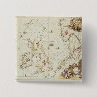 Mapa do Mar do Norte, c.1675