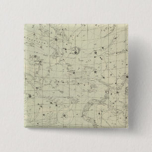 Bóton Quadrado 5.08cm Mapa em estrela 2