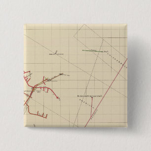 Bóton Quadrado 5.08cm Mapas de Comstock Número VIX