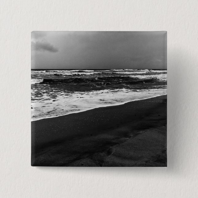 Bóton Quadrado 5.08cm mar é (Frente)