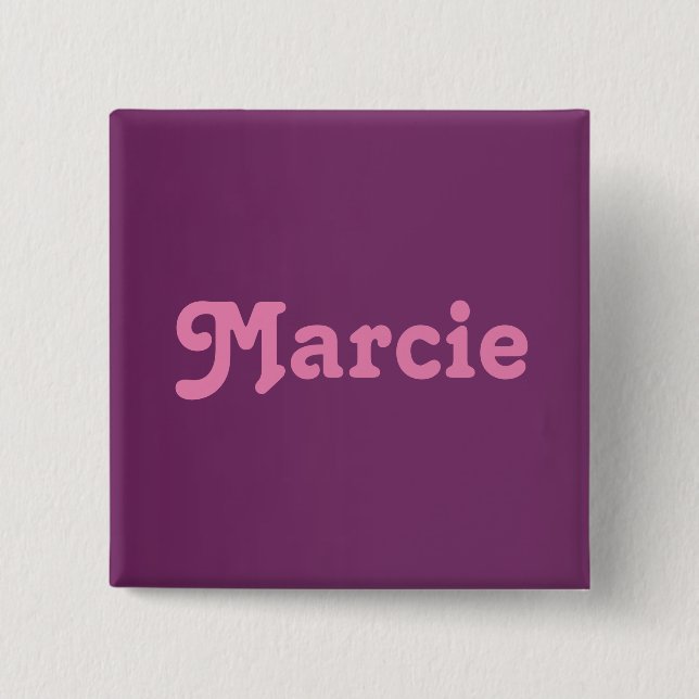 Bóton Quadrado 5.08cm Marcie Botão (Frente)