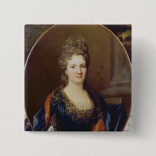 Bóton Quadrado 5.08cm Marguerite Arouet de Marie, c.1700