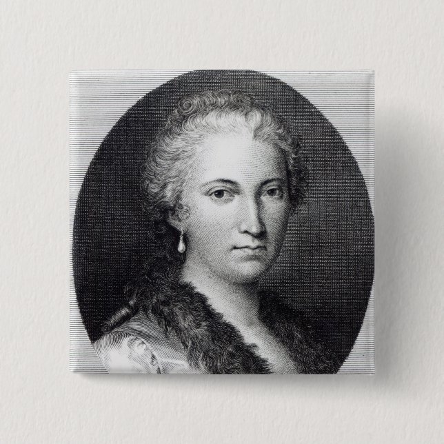 Bóton Quadrado 5.08cm Maria Gaetana Agnesi (Frente)