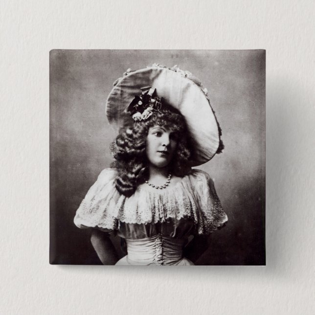 Bóton Quadrado 5.08cm Marie Lloyd (Frente)