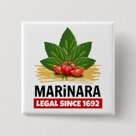 Bóton Quadrado 5.08cm Marinara Legal Desde 1692 Tomates De Base Espaguet