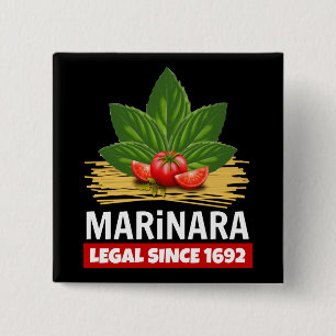Bóton Quadrado 5.08cm Marinara Legal Desde 1692 Tomates De Base Espaguet
