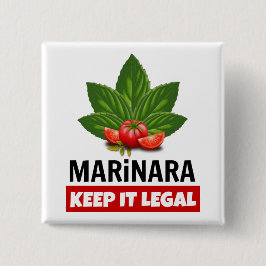 Bóton Quadrado 5.08cm Marinara Mantém o Seu Fundamento Jurídico Deixa To
