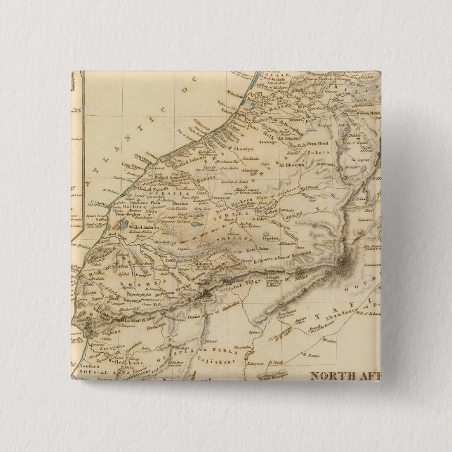 Bóton Quadrado 5.08cm Marrocos 2 (Frente)