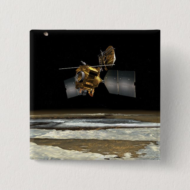 Bóton Quadrado 5.08cm Mars Reconnaissance Orbiter 2 (Frente)