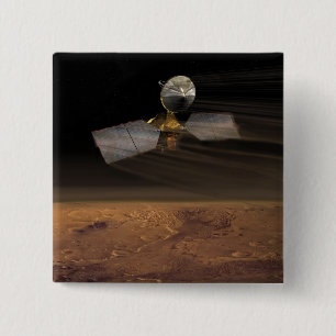 Bóton Quadrado 5.08cm Mars Reconnaissance Orbiter 3