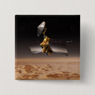 Bóton Quadrado 5.08cm Mars Reconnaissance Orbiter 4