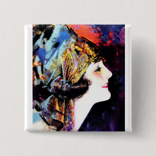 Bóton Quadrado 5.08cm Martha Mansfield