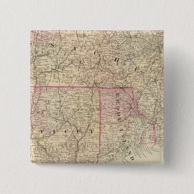 Bóton Quadrado 5.08cm Massa, Conn, RI 2 (Frente)