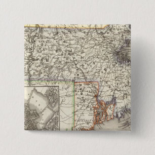 Bóton Quadrado 5.08cm Massachusetts, Rhode Island 2