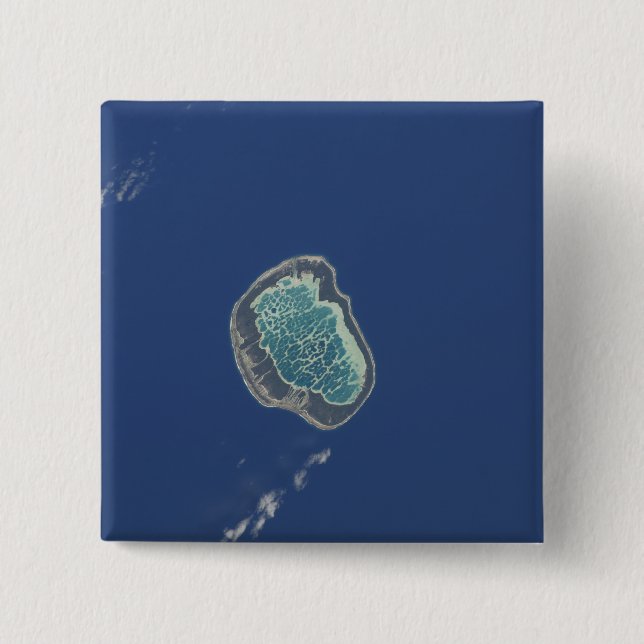 Bóton Quadrado 5.08cm Mataiva Atoll, Tuamotu Archipelago (Frente)