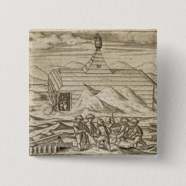 Bóton Quadrado 5.08cm Matança do grupo e ursos do descascamento, fora da (Frente)