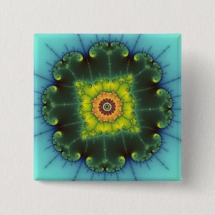 Bóton Quadrado 5.08cm Matilda 1 - Arte Fractal