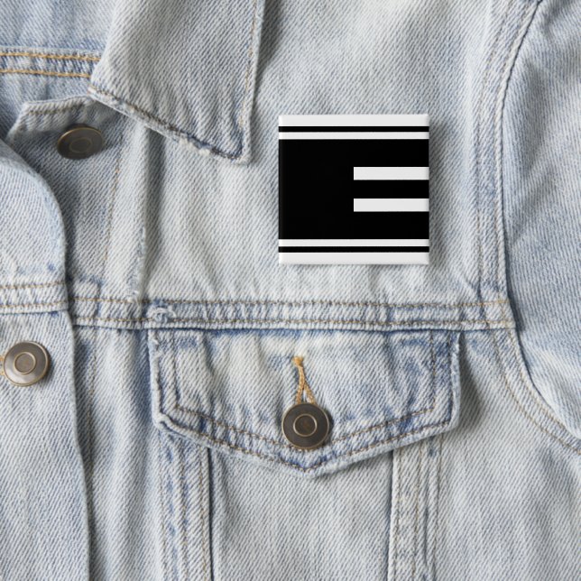 Bóton Quadrado 5.08cm MAZIPOODLES Stripes Spaghetti 104122 (In Situ)