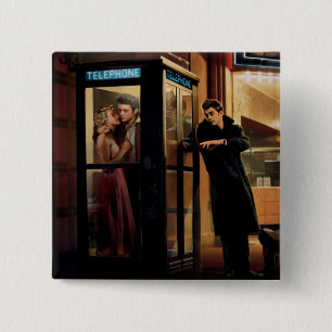 Bóton Quadrado 5.08cm Meia-noite Matinee 2