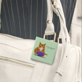 Bóton Quadrado 5.08cm Melhor Dia de as mães de Mãe