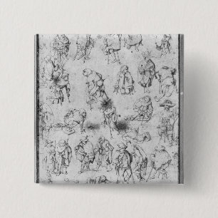 Bóton Quadrado 5.08cm Mendigos