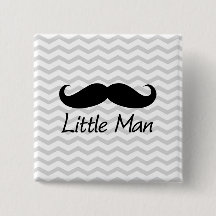 Meninos bonitos de Chevron do bigode pequeno do