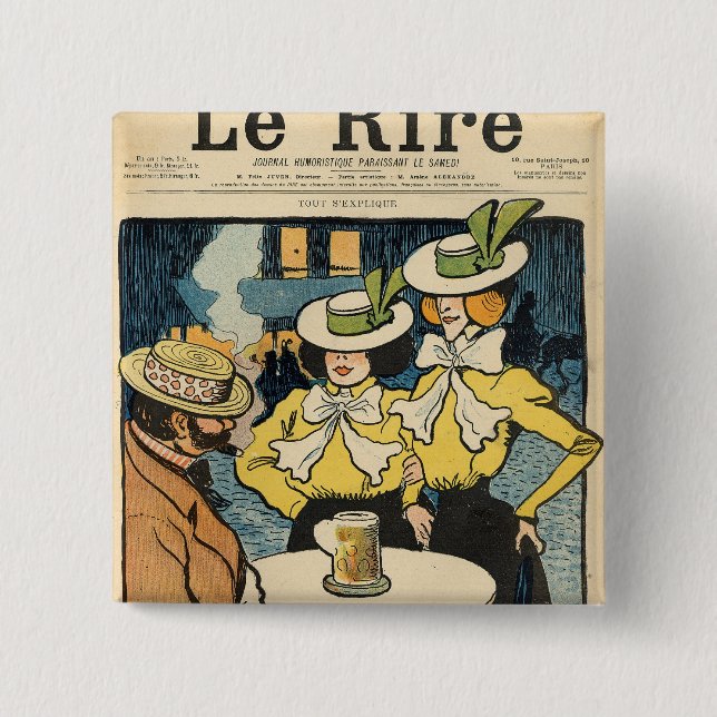 Bóton Quadrado 5.08cm Metade-irmãs (Frente)