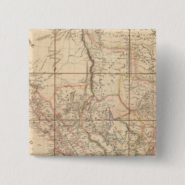 Bóton Quadrado 5.08cm México 11 (Frente)