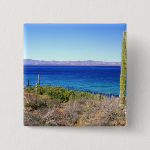 Bóton Quadrado 5.08cm México, Baja California Sur, Mulege, Bahia 2